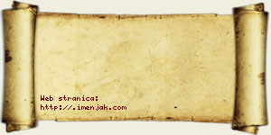 Jesenka Roglić vizit kartica